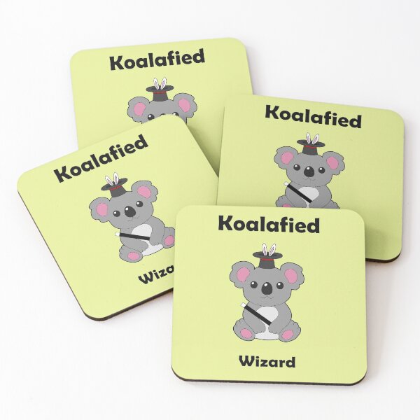 Item preview, Koalafied Wizard designed and sold by WildGeometric.