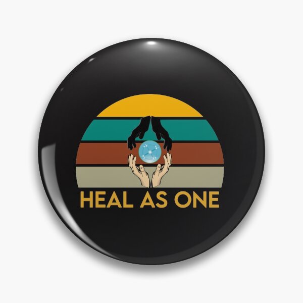Item preview, Vintage Heal As One Unity Hands Sign Globe  designed and sold by leo121687.