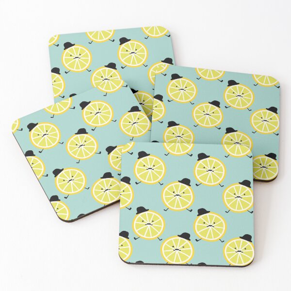 Item preview, elegant lemon gentelman in hat designed and sold by rysunki-malunki.