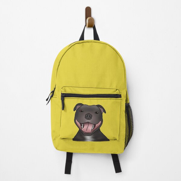Item preview, Staffordshire Bull Terrier (Staffie) Dog Portrait - Yellow designed and sold by JadeMadeThis.