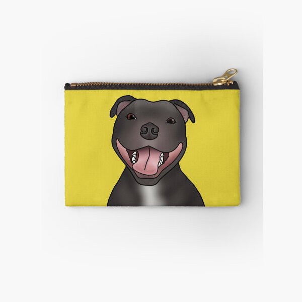 Item preview, Staffordshire Bull Terrier (Staffie) Dog Portrait - Yellow designed and sold by JadeMadeThis.