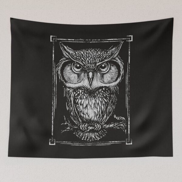 Item preview, Ornate Owl Art Work designed and sold by JTS STORE.