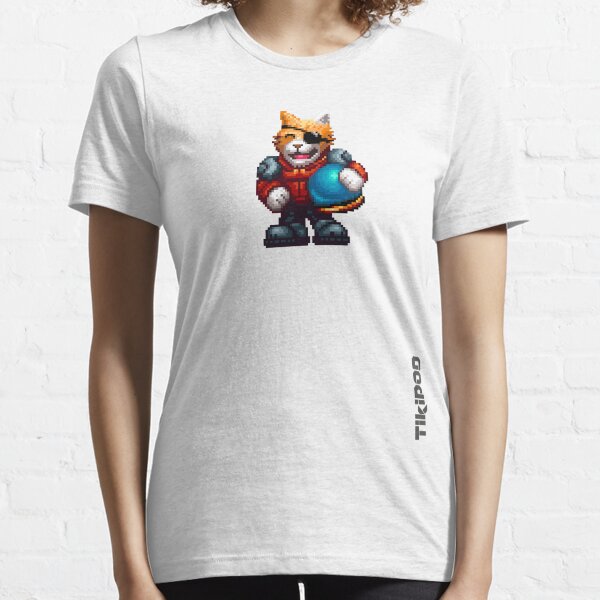 AQUA KITTY - Pilot small Essential T-Shirt