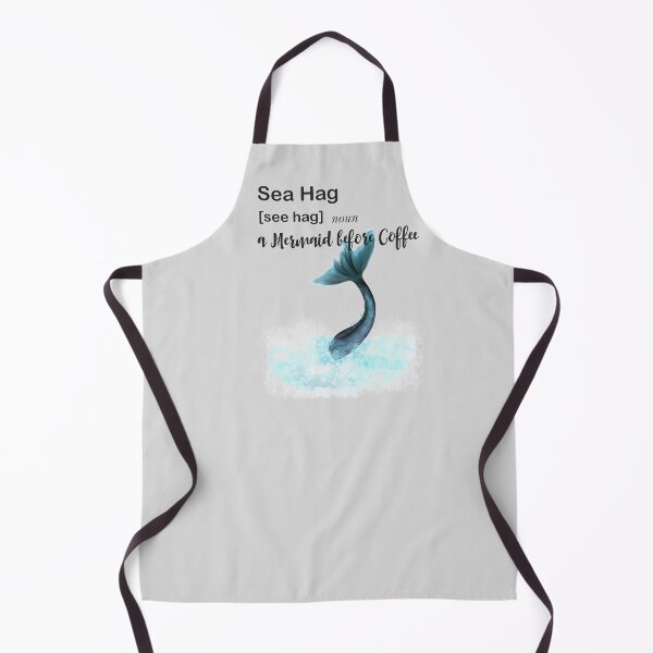 Item preview, Sea Hag - A mermaid before coffee. Funny mermaid saying. designed and sold by IslandGirlArt.