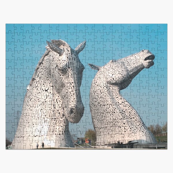 Item preview, The Kelpies at day in Falkirk, Scotland designed and sold by bynole.