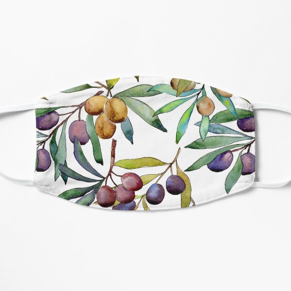 Olives On The Tree Flat Mask