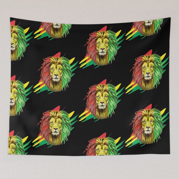 Item preview, Lion Zion Rasta Reggae Art designed and sold by MYZAK HRM.