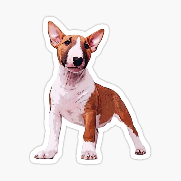 Item preview, Bull Terrier Mini Puppy Dog designed and sold by Elarex.