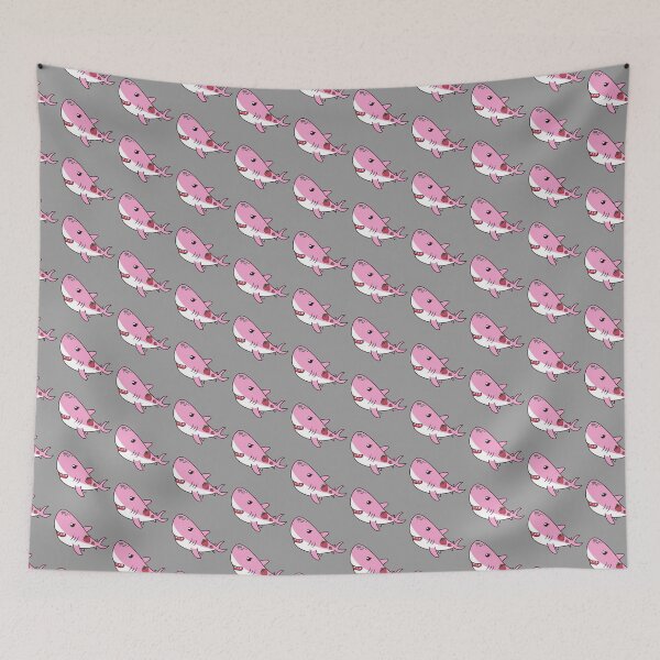 Item preview, Strawberry Shark - Cute Pink Shark designed and sold by m95sim.