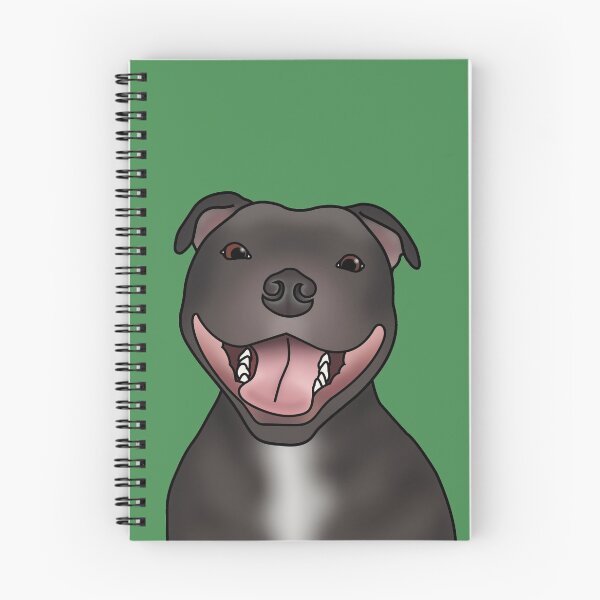 Item preview, Staffordshire Bull Terrier (Staffie) Dog Portrait - Green designed and sold by JadeMadeThis.