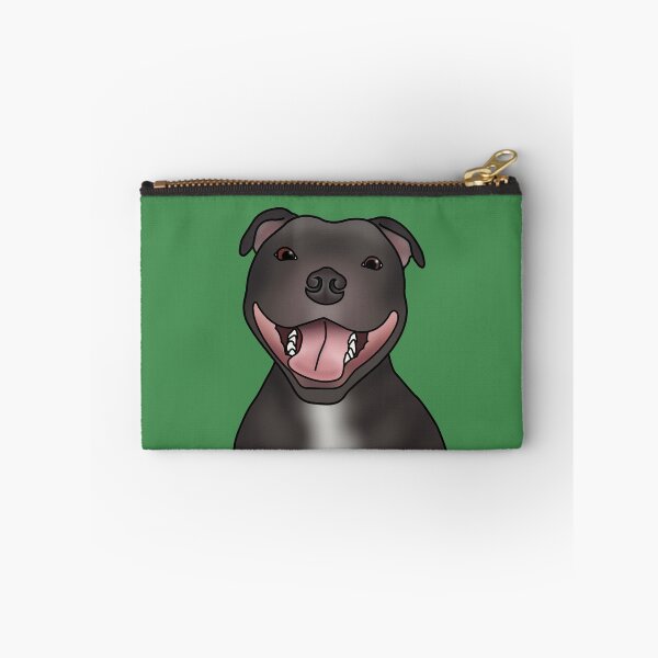 Item preview, Staffordshire Bull Terrier (Staffie) Dog Portrait - Green designed and sold by JadeMadeThis.