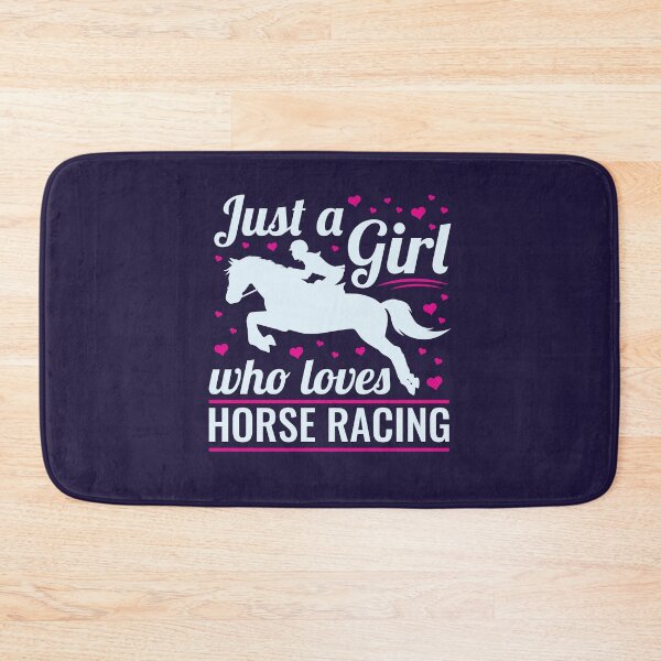 Item preview, Just A Girl Who Loves Horse Racing Race Track designed and sold by jaygo.