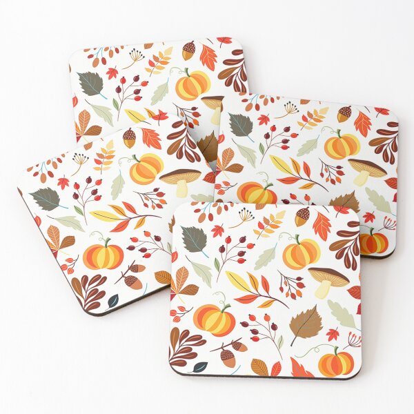 Item preview, Fall Pattern, Beautiful Autumn, Pumpkins, Acorns, Leaves & Mushrooms face masks, Phone Cases, Apparel & Gifts designed and sold by Cute & Sassy Custom Gifting Boutiques.