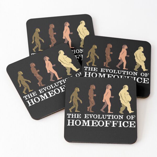 Item preview, Funny Office Workers Gift Homeoffice Evolution designed and sold by Rzelemenz.
