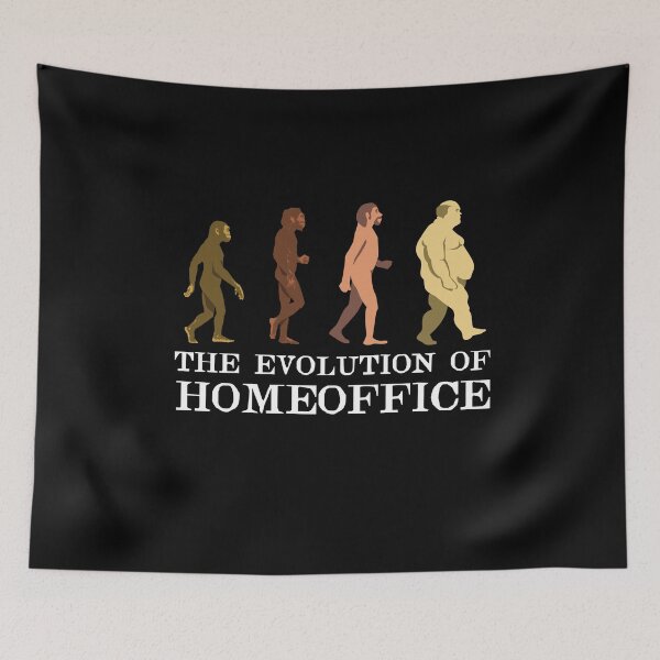 Item preview, Funny Office Workers Gift Homeoffice Evolution designed and sold by Rzelemenz.