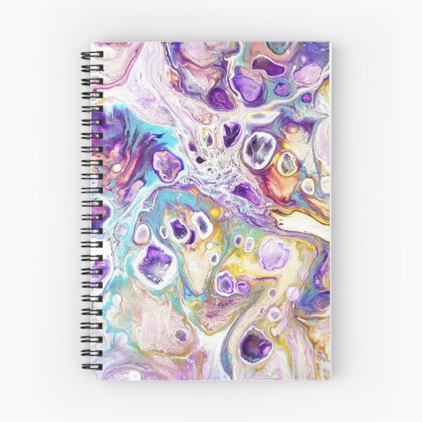 Item preview, purple fairytale coloured pouring art designed and sold by studiovanharte.