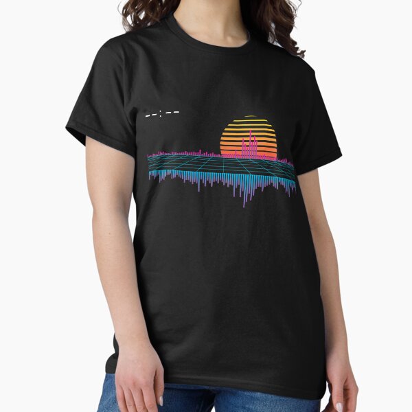 Item preview, Sunset Retrowave City Soundwave designed and sold by ghost888.