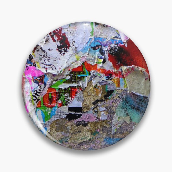 Item preview, Remnants of posters and bills peeled from a wall designed and sold by Club30-80.