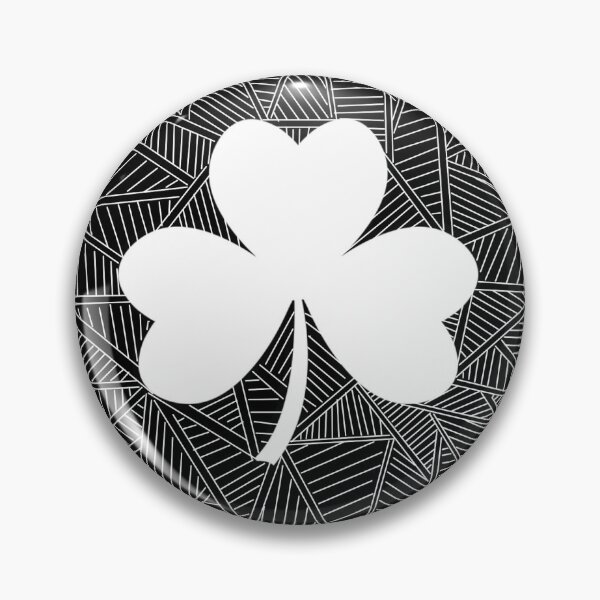 Item preview, Tangled Shamrock Pattern in B&W designed and sold by Curraleigh Crafts.