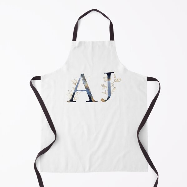 Item preview, Floral Initials AJ, Monogram Gifts designed and sold by PinkLotusArt.