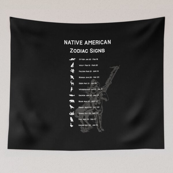 Item preview, Native Americans Zodiac Signs Astrology designed and sold by Rzelemenz.