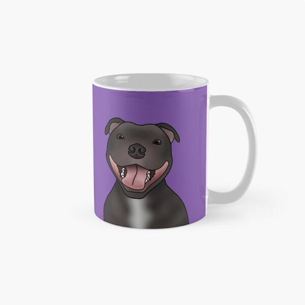 Item preview, Staffordshire Bull Terrier (Staffie) Dog Portrait - Purple designed and sold by JadeMadeThis.