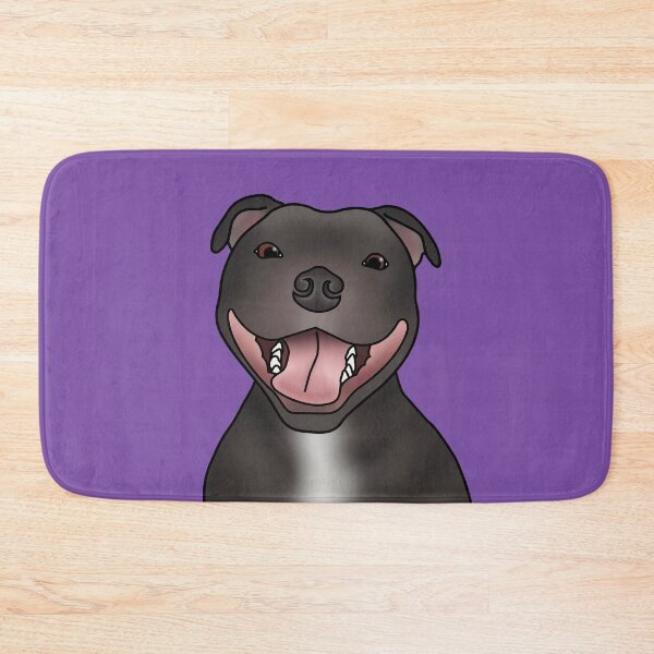 Item preview, Staffordshire Bull Terrier (Staffie) Dog Portrait - Purple designed and sold by JadeMadeThis.