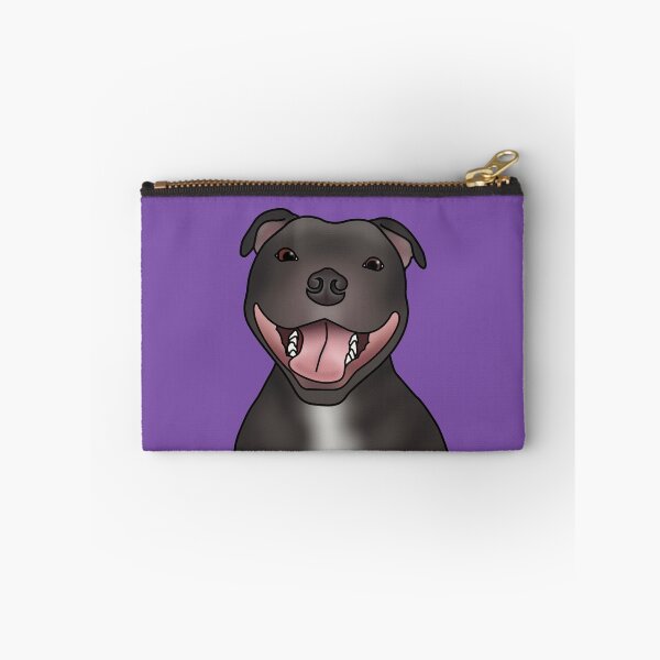 Item preview, Staffordshire Bull Terrier (Staffie) Dog Portrait - Purple designed and sold by JadeMadeThis.