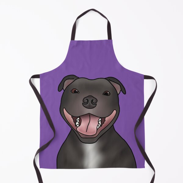 Item preview, Staffordshire Bull Terrier (Staffie) Dog Portrait - Purple designed and sold by JadeMadeThis.