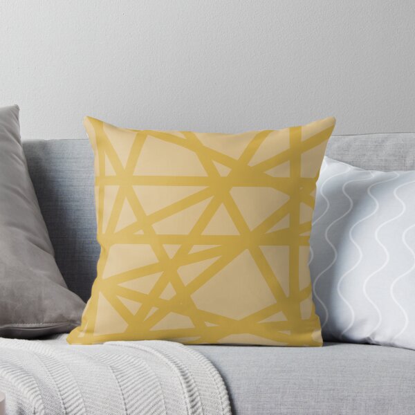 Item preview, Modern Geometric Mustard Gold Yellow Brown Pattern designed and sold by tabbygun.