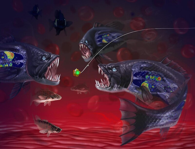 "Cancer fish" by Jim rownd Redbubble