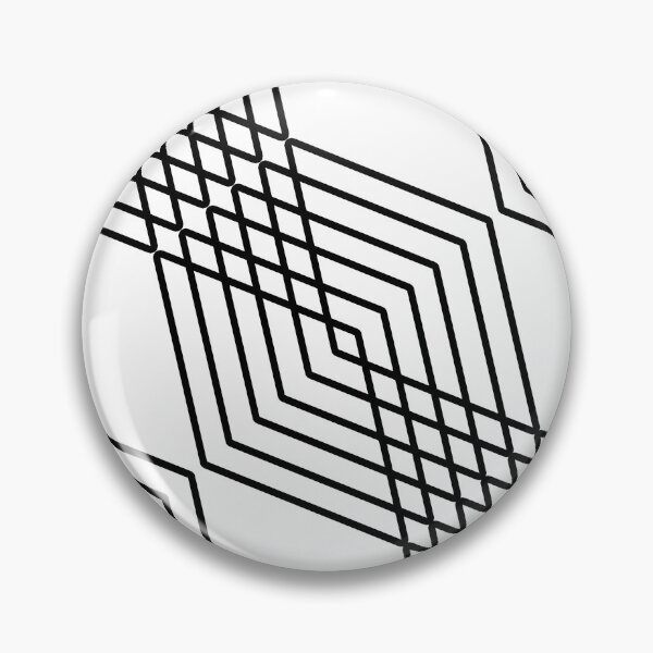 Item preview, Abstract geometric pattern - black and white. designed and sold by K.S ART.