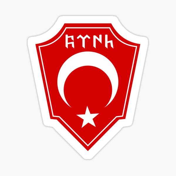 2x Turkish Emblem Cell Phone Sticker Mobile Turkey flag TUR TR 