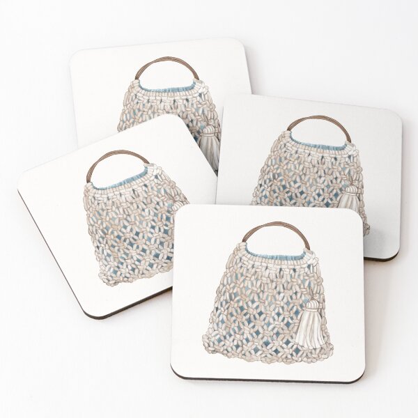 Item preview, Bohemian Macrame Knitted Market Bag designed and sold by Alicia Chee.