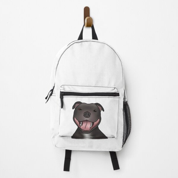 Item preview, Staffordshire Bull Terrier (Staffie) Dog Portrait - White designed and sold by JadeMadeThis.