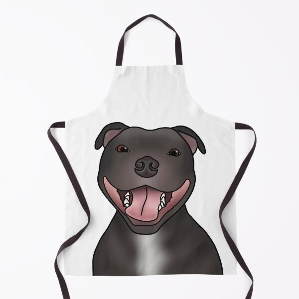 Item preview, Staffordshire Bull Terrier (Staffie) Dog Portrait - White designed and sold by JadeMadeThis.