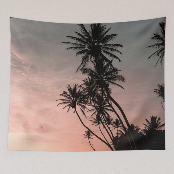 Item preview, Sunset palmtrees designed and sold by ColorsHappiness.