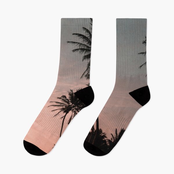 Item preview, Sunset palmtrees designed and sold by ColorsHappiness.
