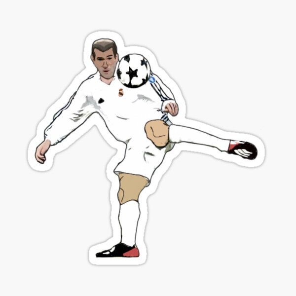 Volea Zizou 2002 Pegatina