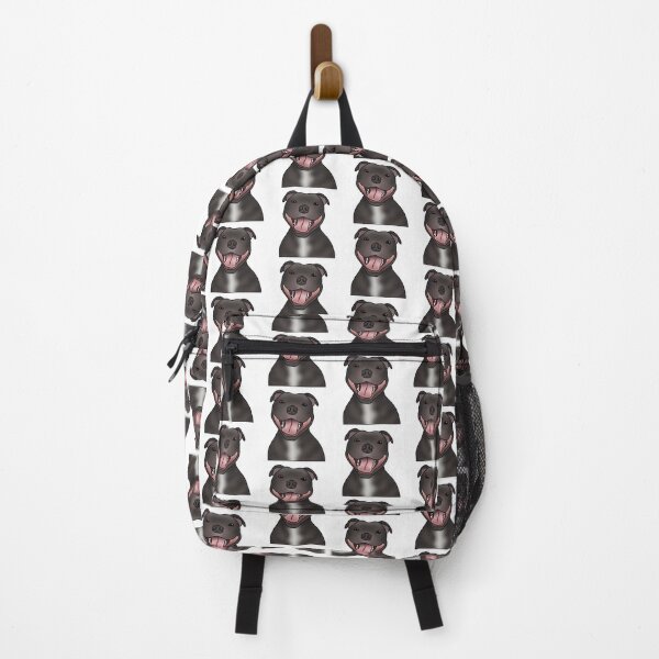 Item preview, Staffordshire Bull Terrier (Staffie) Dog Portrait - Pattern - White designed and sold by JadeMadeThis.