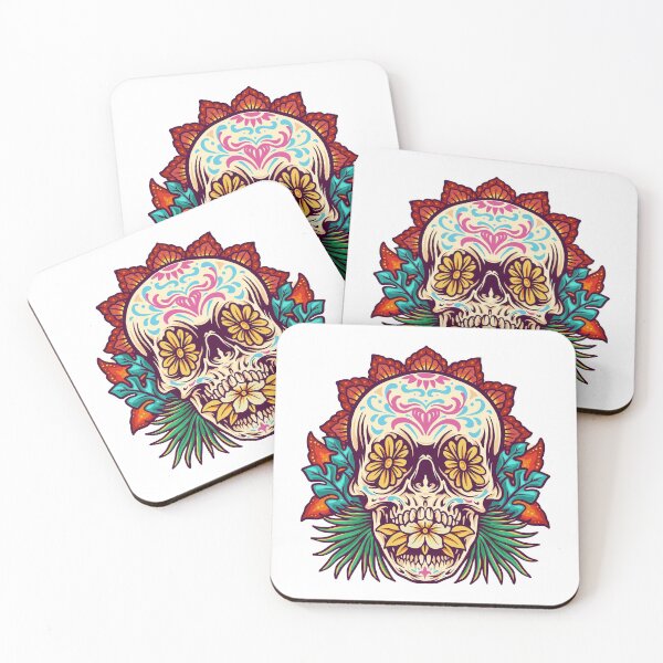 Item preview, Sugar Skull - Floral Day Of The Dead designed and sold by S-H-Designs.