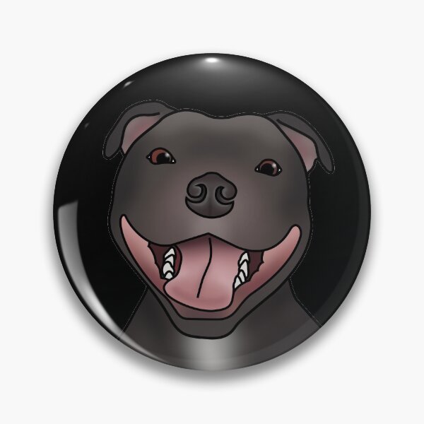 Item preview, Staffordshire Bull Terrier (Staffie) Dog Portrait - Black designed and sold by JadeMadeThis.