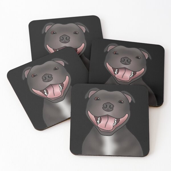 Item preview, Staffordshire Bull Terrier (Staffie) Dog Portrait - Black designed and sold by JadeMadeThis.