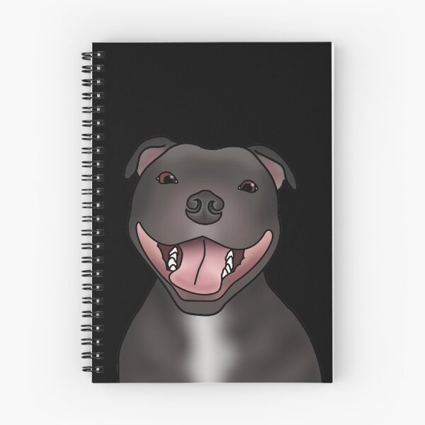 Item preview, Staffordshire Bull Terrier (Staffie) Dog Portrait - Black designed and sold by JadeMadeThis.