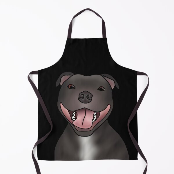 Item preview, Staffordshire Bull Terrier (Staffie) Dog Portrait - Black designed and sold by JadeMadeThis.