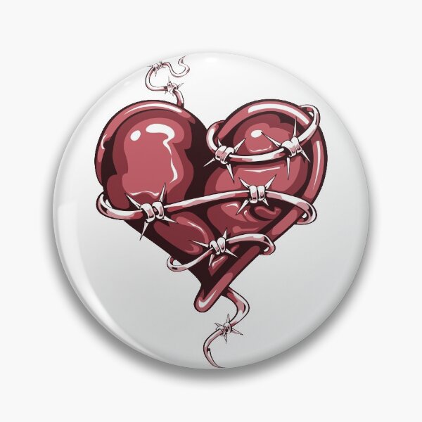 Item preview, Barbed Wire Heart designed and sold by TeeeAddict.