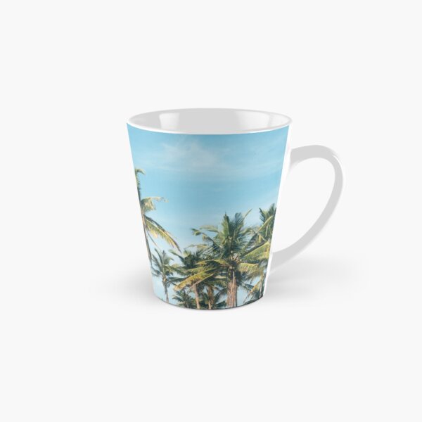 Palmtrees blue sky Tall Mug