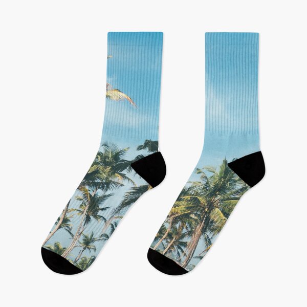 Item preview, Palmtrees blue sky designed and sold by ColorsHappiness.