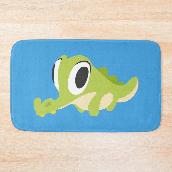 Item preview, cute green cartoon crocodile  designed and sold by ivan-lodi.