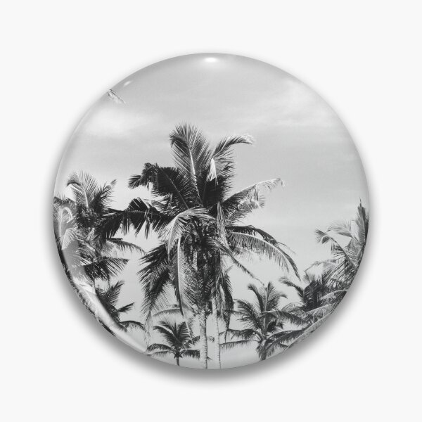 Item preview, Palmtrees sky black&white designed and sold by ColorsHappiness.